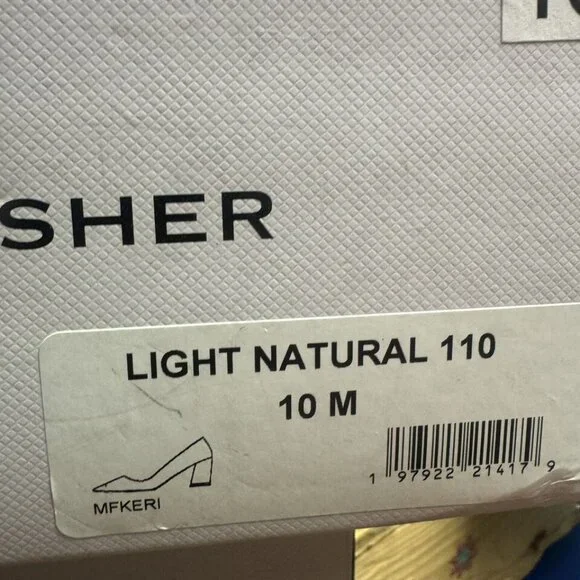 Marc Fisher Womens Keri Pump Heel Light Natural Size 10 M - Picture 6 of 6